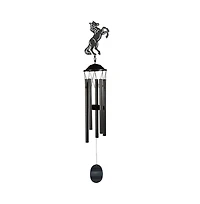 38" Long Metal Brown Horse Silhouette Wind Chime