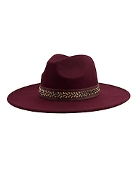 Marcus Adler Studded Band Wool Blend Panama Hat