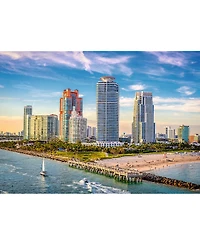 Trefl Red 500 Piece Jigsaw Puzzle - Miami, South Beach