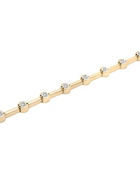 Diamond Bar Link Bracelet (1/2 ct. t.w.) 10k Gold