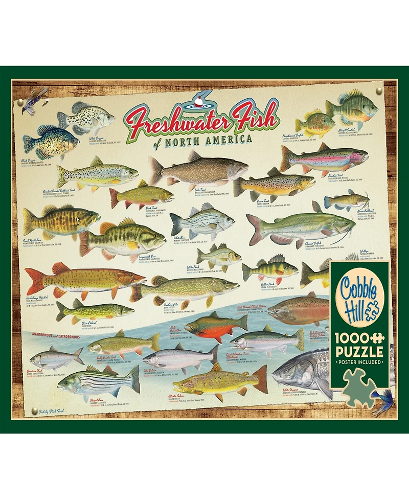 Cobble Hill- Freshwater Fish of North America Puzzle