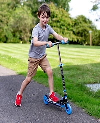 Ozbozz- Blue Black Adjustable Scooter
