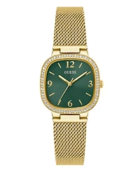 Guess Women's Analog Gold-Tone Stainless Steel and Mesh Watch 32mm