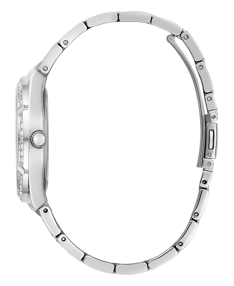 Guess Women's Multi-Function Silver-Tone Stainless Steel Watch 36mm