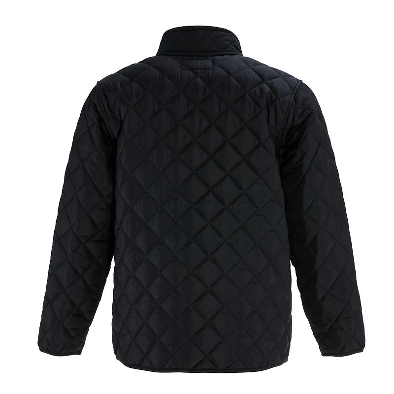 RefrigiWear Big & Tall EnduraQuilt Diamond Quilted Puffer Jacket - Insulated Cold Weather Water-Resistant Winter Coat