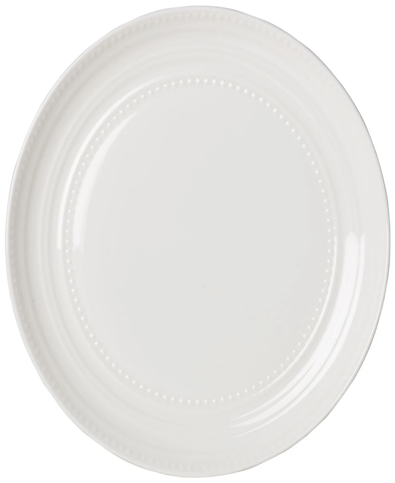 Mikasa Patterson Vegan Bone Chip Resistant 12 Piece Dinnerware Set, Service for 4