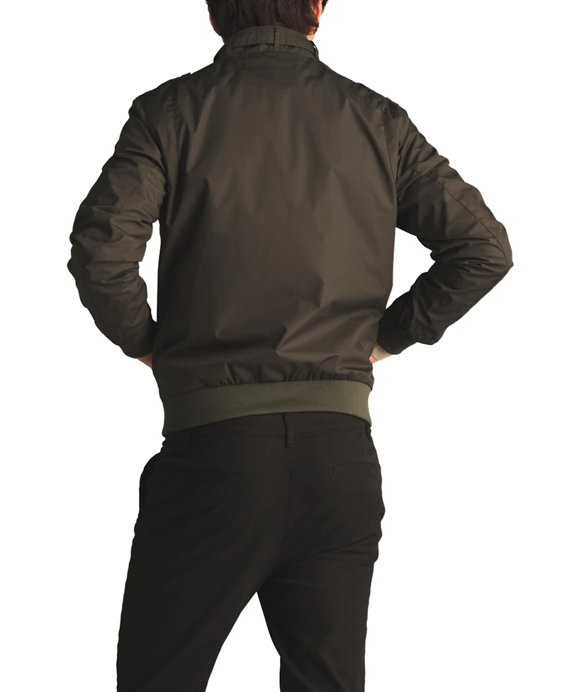 Men's Big & Tall Classic Iconic Racer Jacket (Slim Fit)