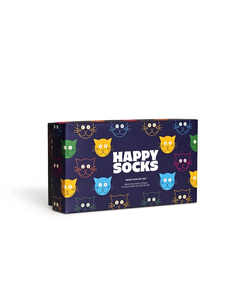 Happy Socks 3-Pack Mixed Pets Gift Set