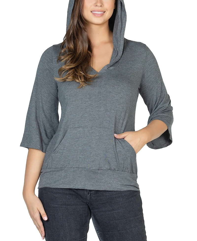 24seven Comfort Apparel Women's Oversized Hoodie Top