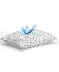 ProSleep Charcoal Infused Gel Memory Foam Cluster Pillow, Jumbo