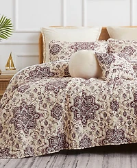 Southshore Fine Linens Persia 7 Piece Quilt Set, Full/Queen