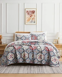 Southshore Fine Linens Kilim Oversized 3 Piece Quilt Set, King/California King