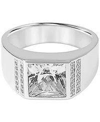 Men's Lab-Created White Sapphire (6-1/3 ct. t.w.) Ring in Sterling Silver