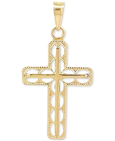 Cross Pendant in 14k Yellow Gold