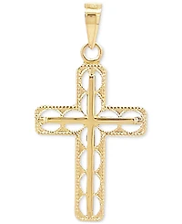 Cross Pendant in 14k Yellow Gold