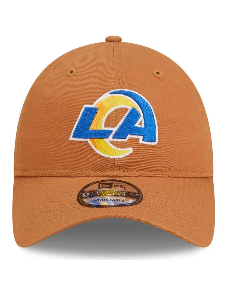 Men's New Era Brown Los Angeles Rams Core Classic 2.0 9TWENTY Adjustable Hat