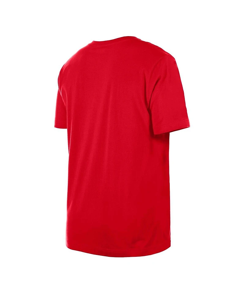 Men's New Era Red Kansas City Chiefs Team Logo T-shirt