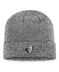 Men's Top of the World Heather Black Ndsu Bison Cuffed Knit Hat