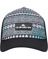 Men's Quiksilver Navy Foam Grillson Trucker Snapback Hat