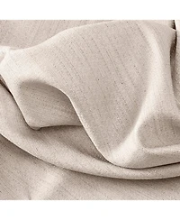 Ricardo Grasscloth Lined Rod Pocket Tie-Up Curtain Panel 54"W x 63"L