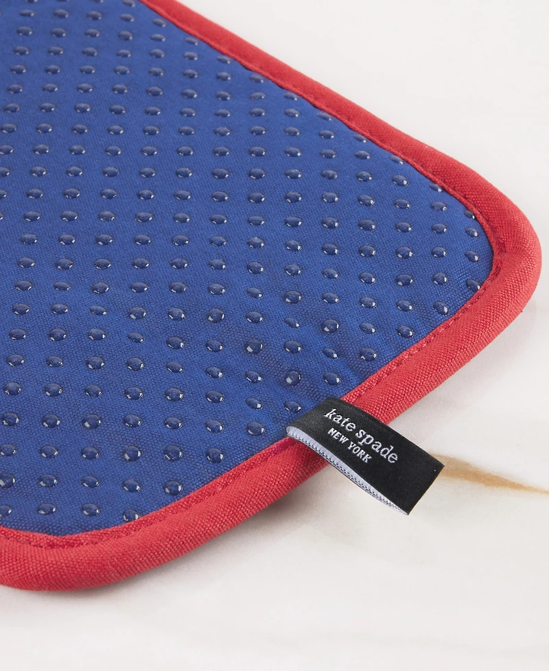 kate spade new york Botanical Stripe Pot Holder 2-Pack Set, 7" x 10"