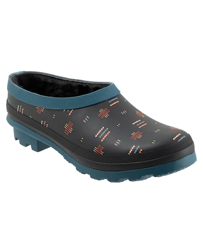 Pendleton Women's Geo Toss Fur Clogs