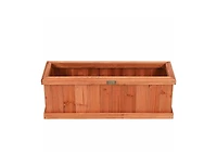 Wooden Decorative Planter Box for Garden Yard and Window