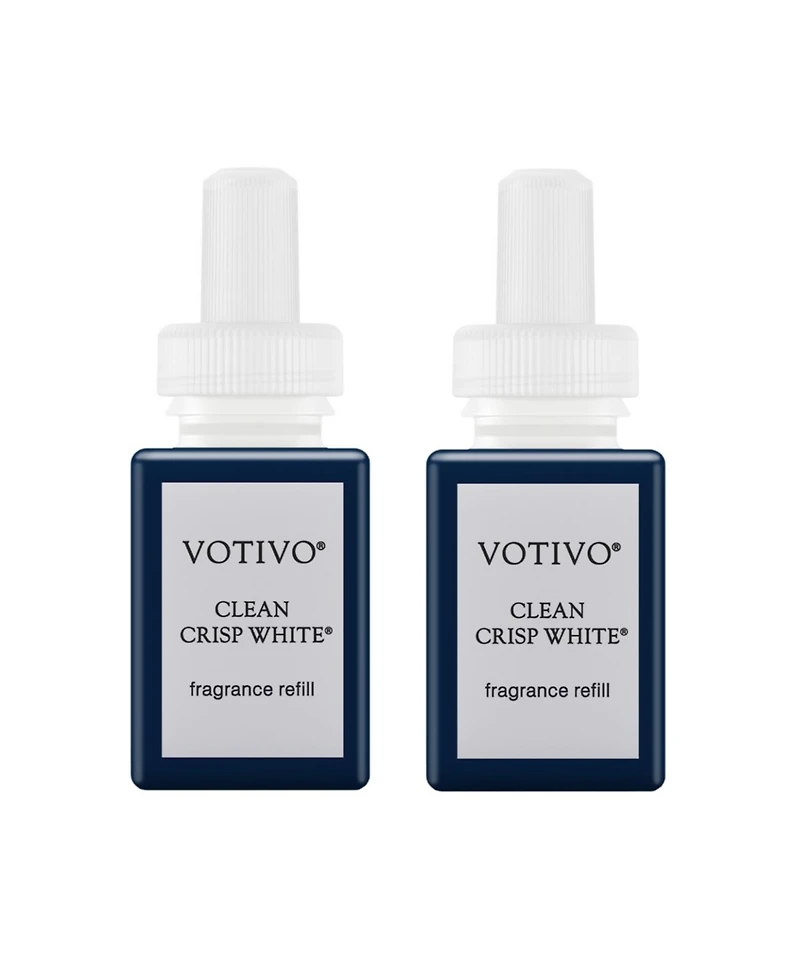 Pura and Votivo - Clean Crisp White - Fragrance for Smart Home Air Diffusers - Room Freshener - Aromatherapy Scents for Bedrooms & Living Rooms