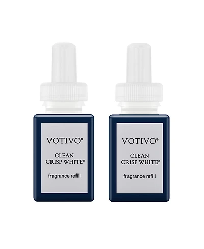 Pura and Votivo - Clean Crisp White - Fragrance for Smart Home Air Diffusers - Room Freshener - Aromatherapy Scents for Bedrooms & Living Rooms