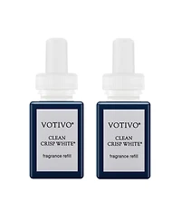 Pura and Votivo - Clean Crisp White - Fragrance for Smart Home Air Diffusers - Room Freshener - Aromatherapy Scents for Bedrooms & Living Rooms