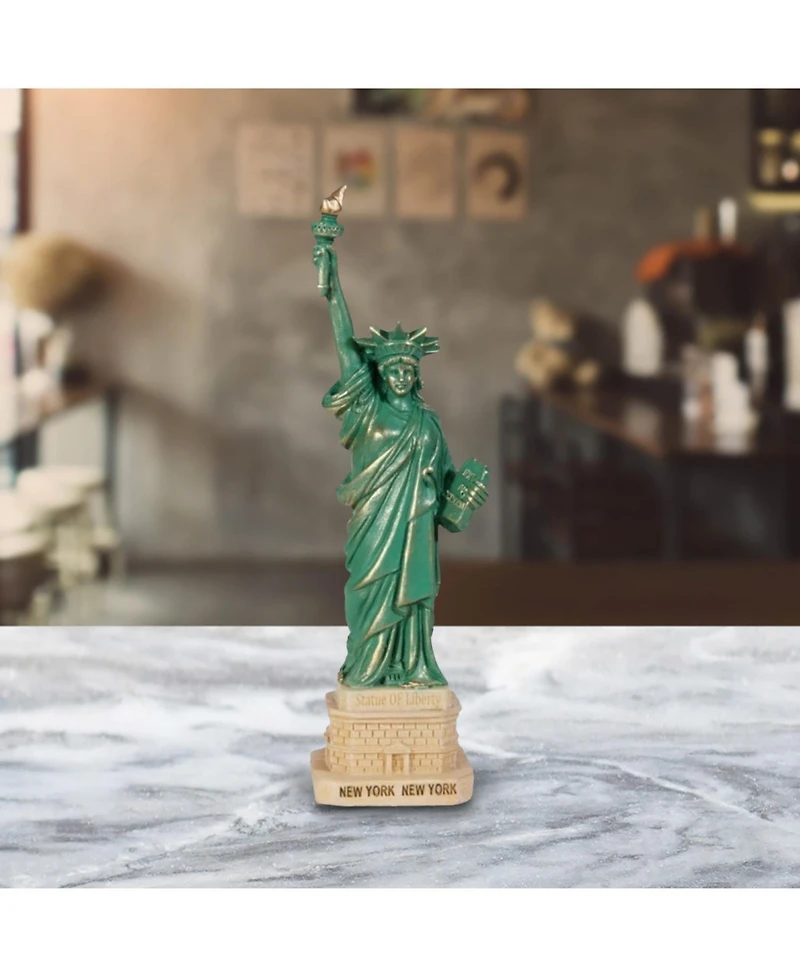 Fc Design 6"H Statue of Liberty Replica Sculpture New York City Liberty Island Collection Souvenirs Nyc Decoration Figurine Home Decor Perfect Gift fo