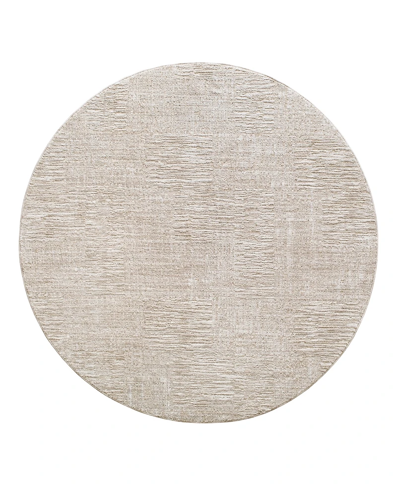 Livabliss Masterpiece High-Low Mpc-2308 5'3" x Round Area Rug
