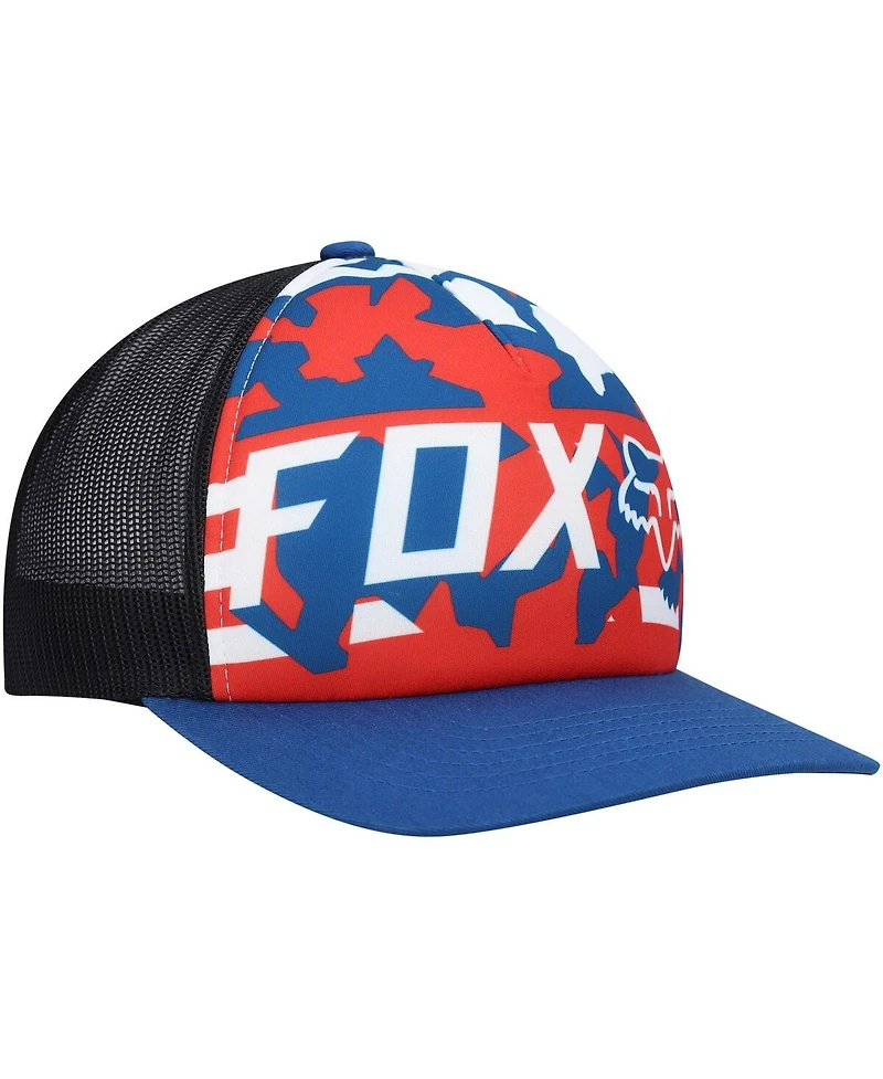 Men's Fox Royal, Black Red White and True Snapback Hat