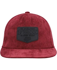 Men's Fox Maroon Fixated Snapback Hat