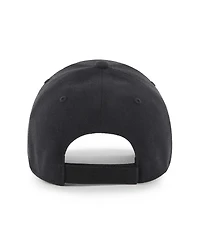 Men's '47 Brand Black Atlanta Falcons Throwback Tonal Mvp Adjustable Hat