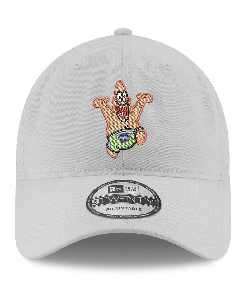 Men's New Era Gray Patrick Star 9TWENTY Adjustable Hat