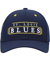 Men's Mitchell & Ness Navy St. Louis Blues Lofi Pro Snapback Hat