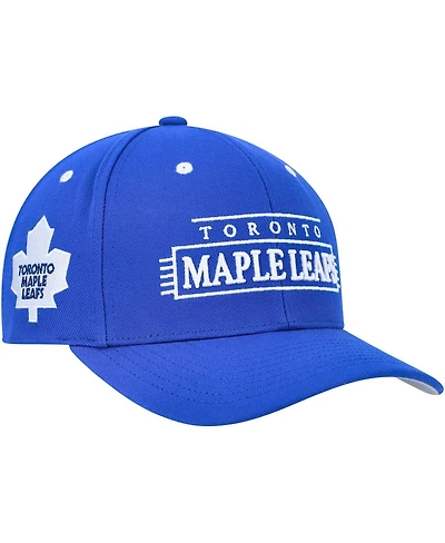 Men's Mitchell & Ness Blue Toronto Maple Leafs Lofi Pro Snapback Hat