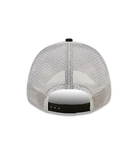 Men's New Era Black, White New Orleans Saints Logo Patch Trucker 9FORTY Snapback Hat