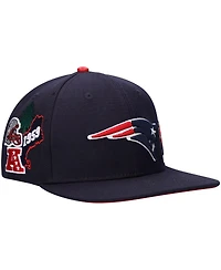 Men's Pro Standard Navy New England Patriots Hometown Snapback Hat