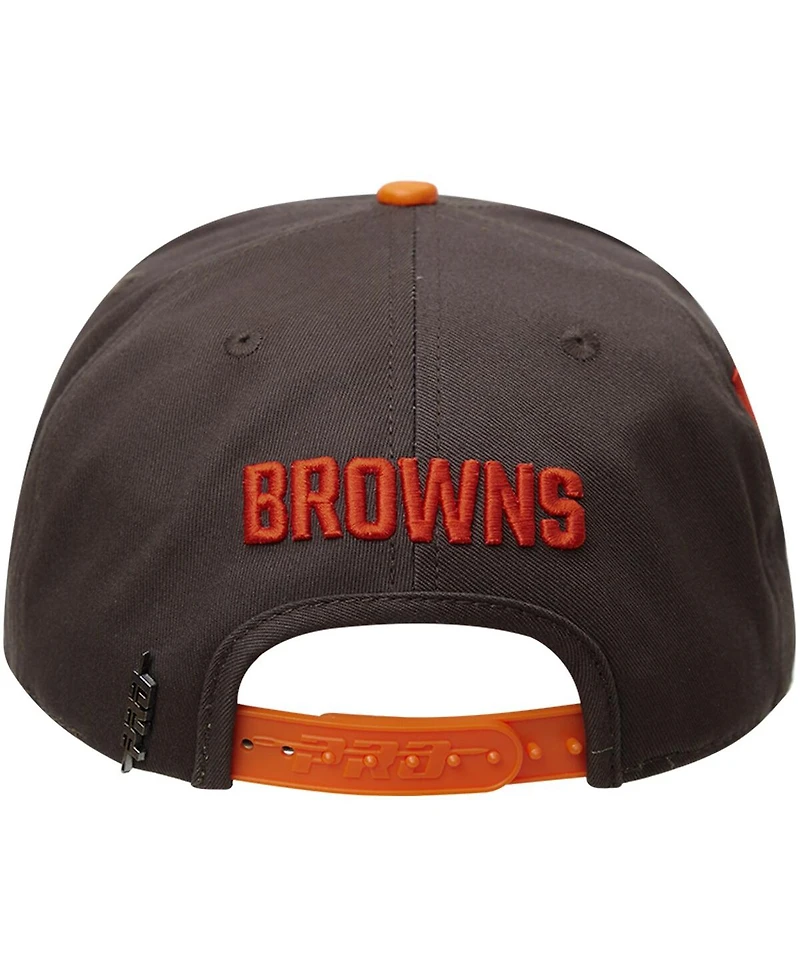 Men's Pro Standard Brown Cleveland Browns Hometown Snapback Hat