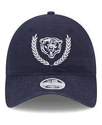 Women's New Era Navy Chicago Bears Leaves 9TWENTY Adjustable Hat