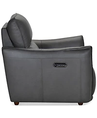 Polner 39" Leather Power Motion Chair, Created for Macy's