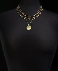 Style & Co Layered Beaded Pendant Necklace, Macy's Exclusive