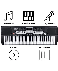 Sugift 61 Key Premium Electric Keyboard Piano Kit