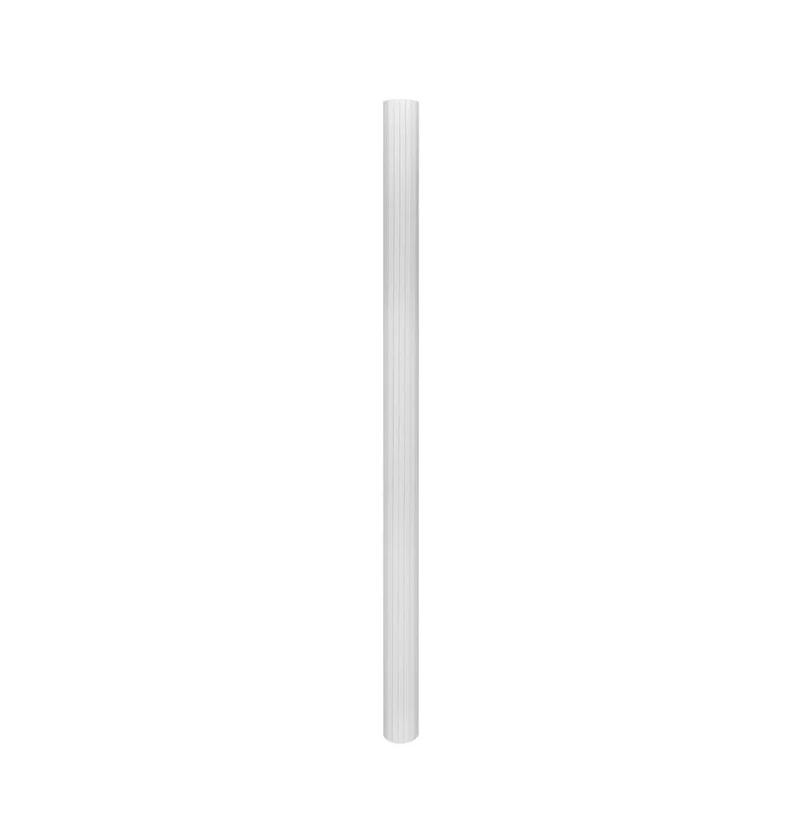 vidaXL Room Divider Bamboo White 98.4"x65"