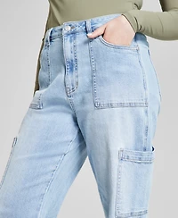 And Now This Women's High Rise Utility Denim Jeans, Regular & Petites