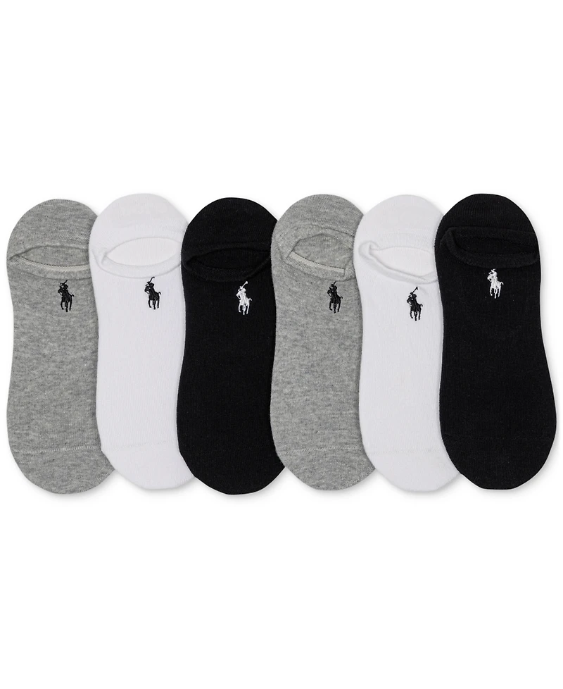 Polo Ralph Lauren Women's 6-Pk. No-Show Liner Socks