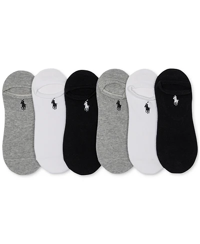 Polo Ralph Lauren Women's 6-Pk. No-Show Liner Socks