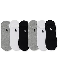 Polo Ralph Lauren Women's 6-Pk. No-Show Liner Socks